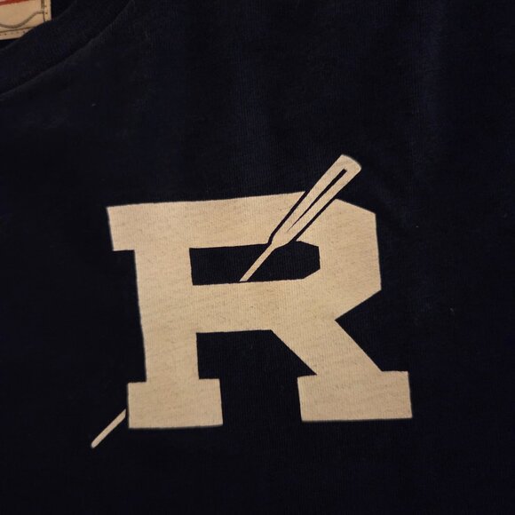 Vtg Rugby Ralph Lauren 2004 S/S Shirt Mens L Navy Blue Big R Cricket Preppy Y2K - Picture 4 of 10